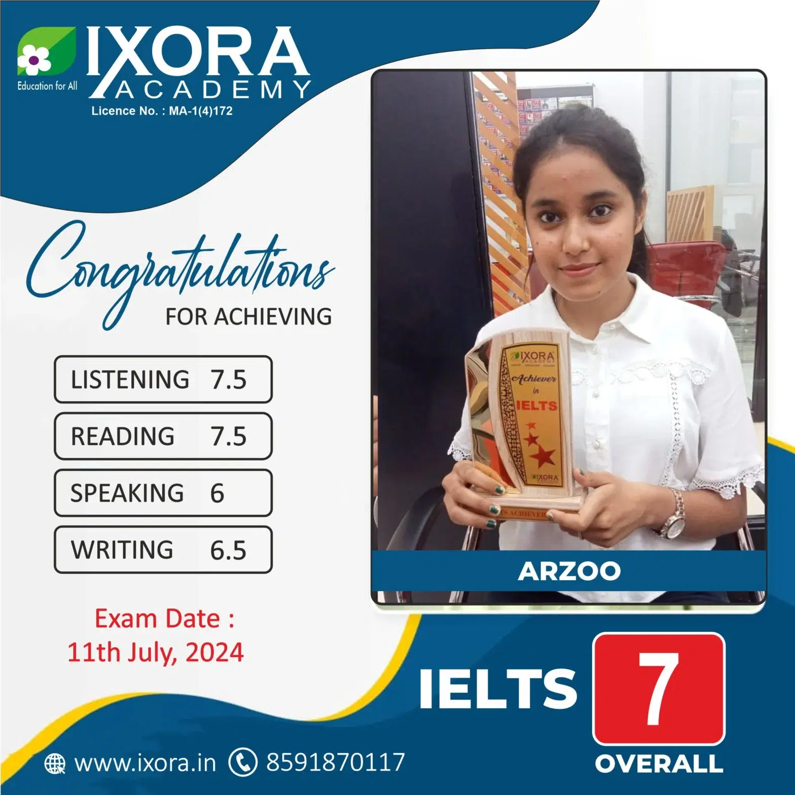 ARZOO.-Ielts-Ixora