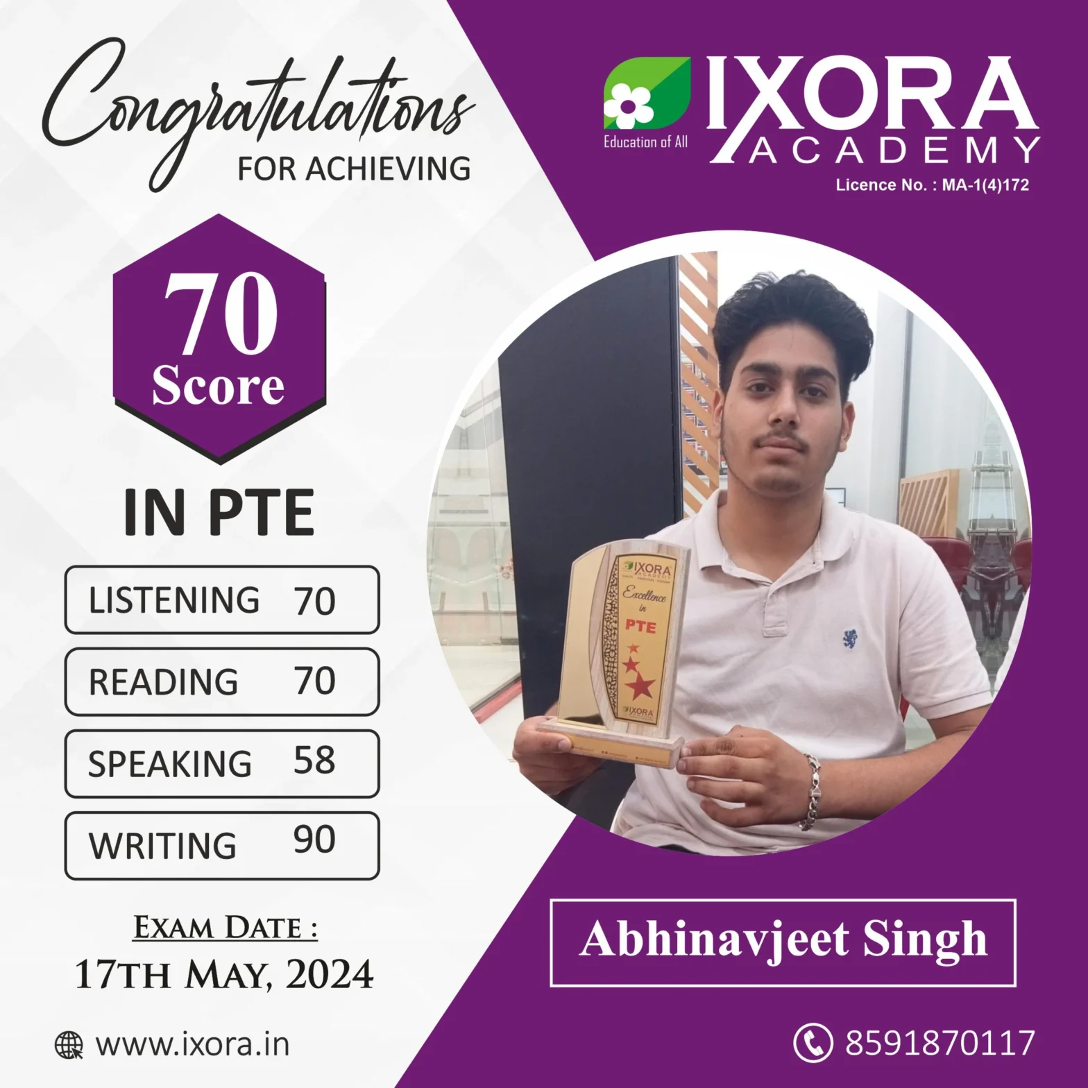 Abhinavjeet Singh.PTE_ixora