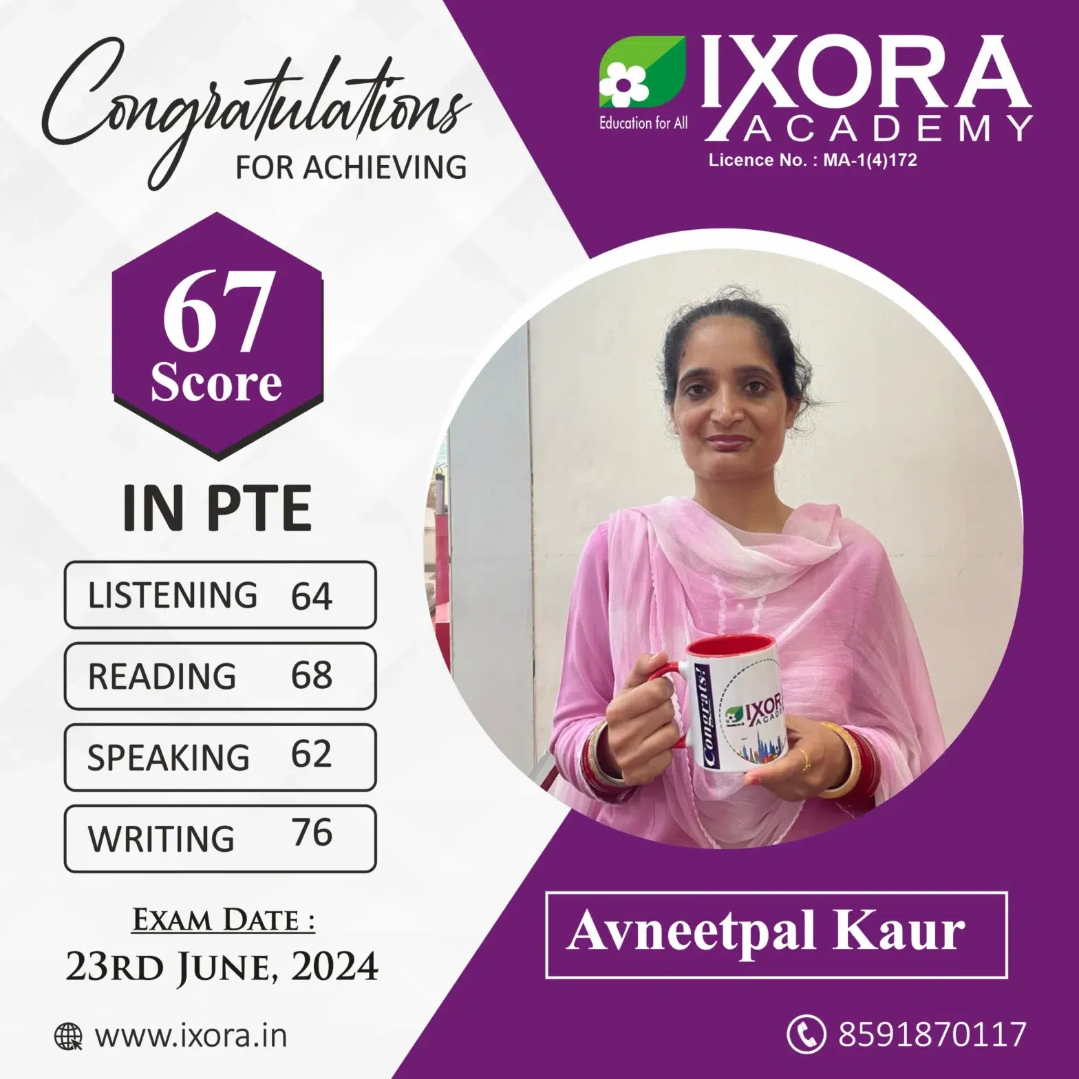 Avneetpal-Kaur.PTE_Ixora