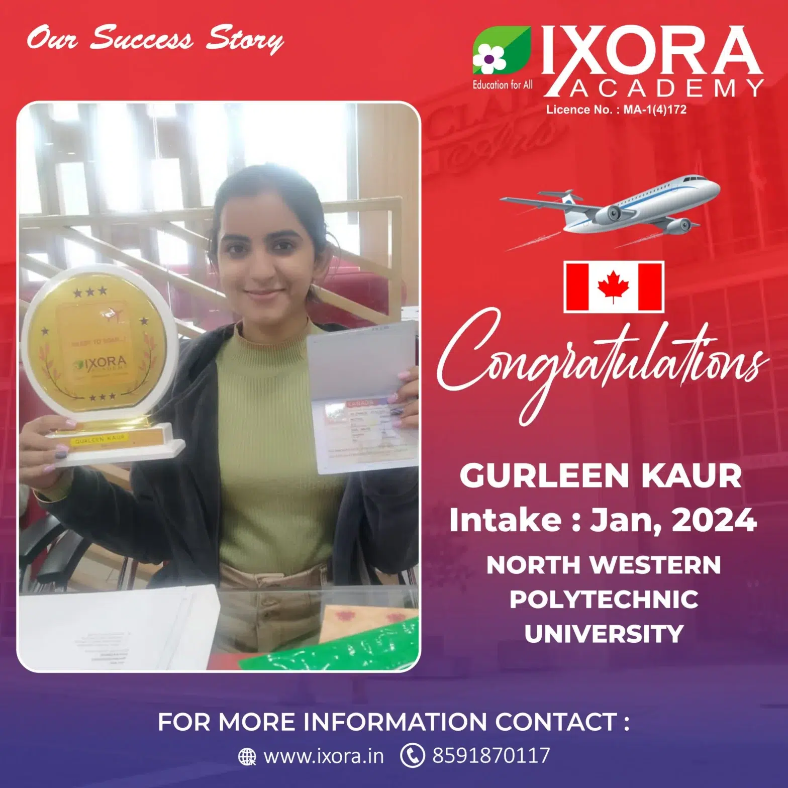 GURLEEN-KAUR.-Canada-Study-Visa_Ixora