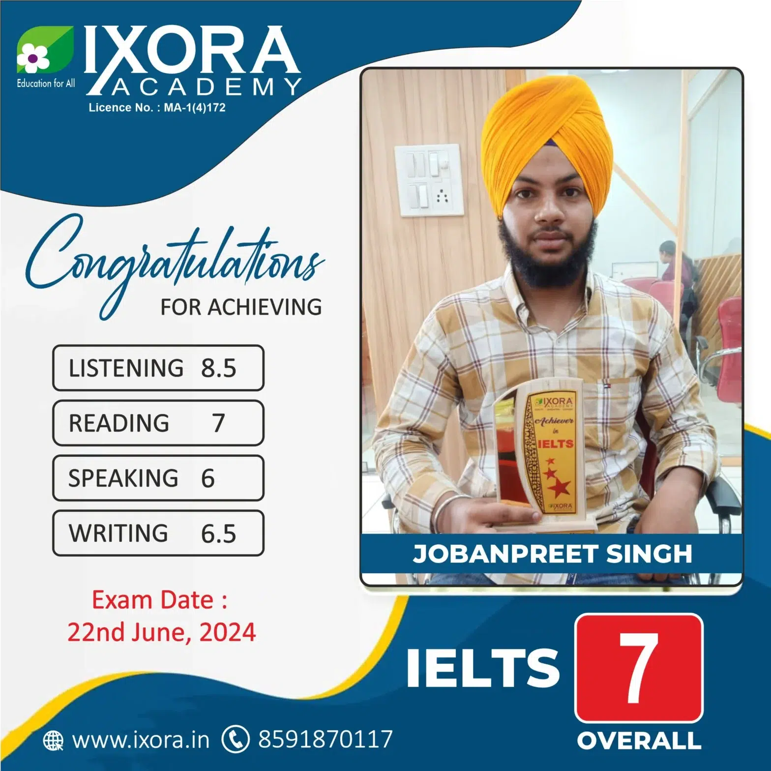 JOBANPREET-SINGH.-Ielts-Ixora