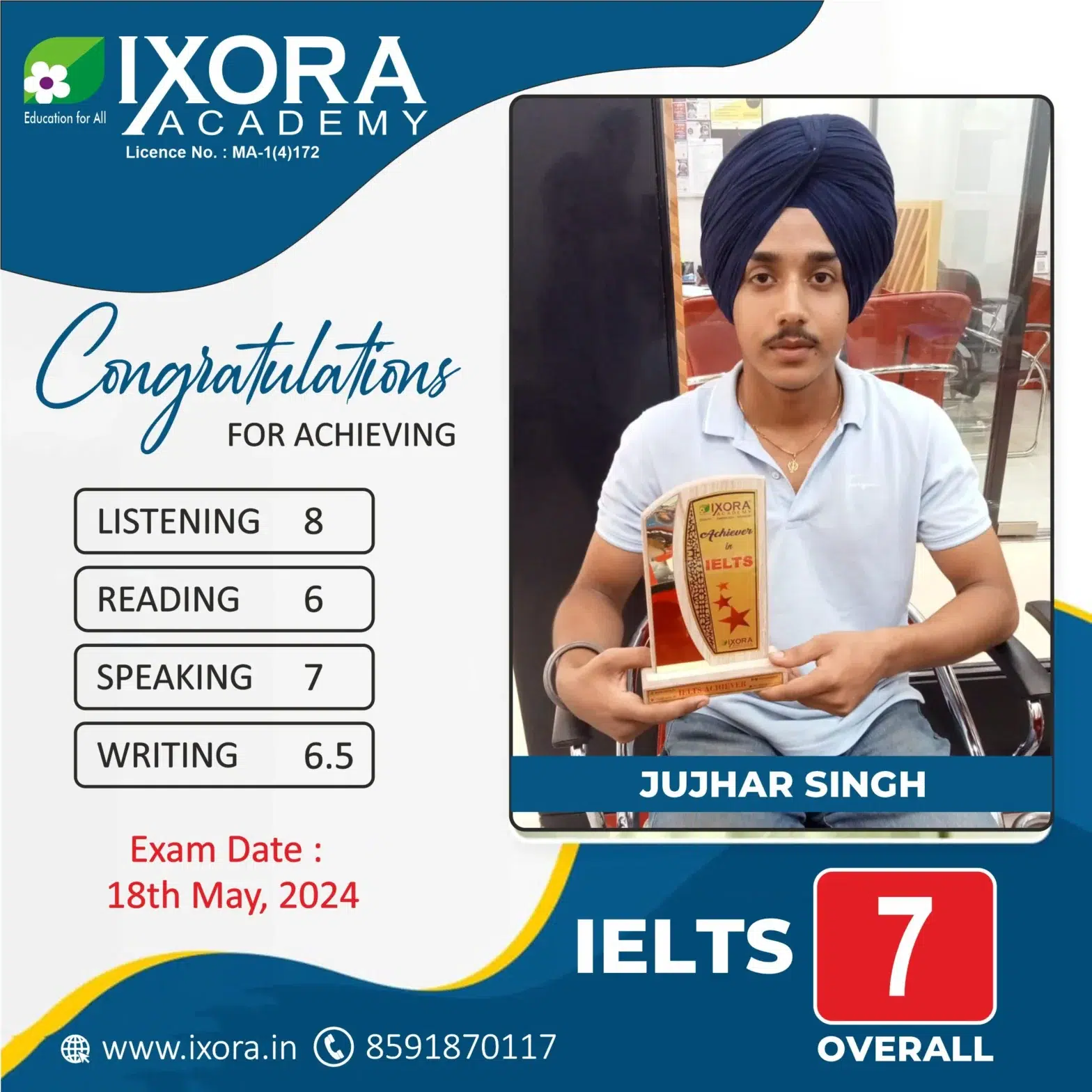 JUJHAR-SINGH.-Ielts-Ixora