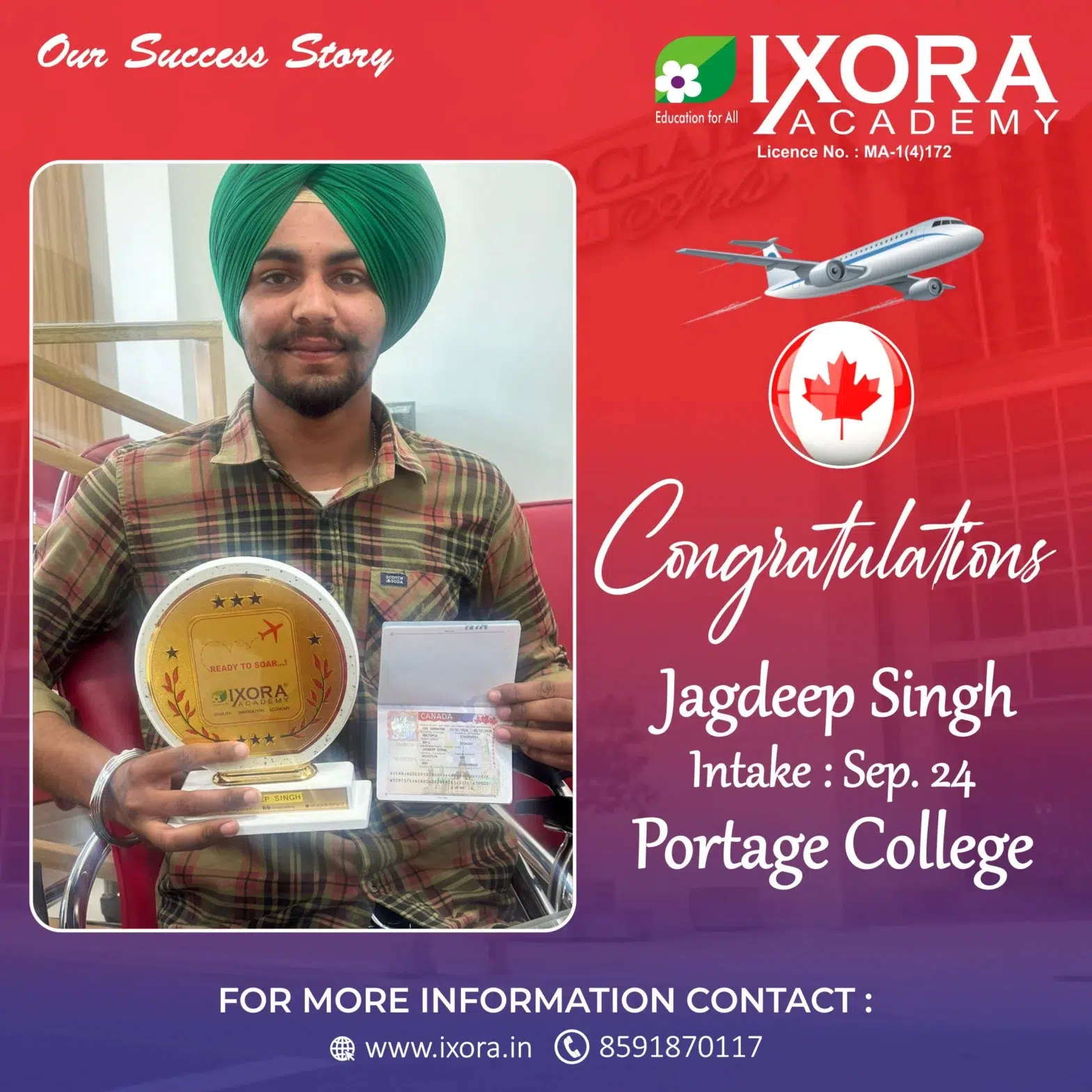 Jagdeep-Singh.-Canada-study-visa-Ixora