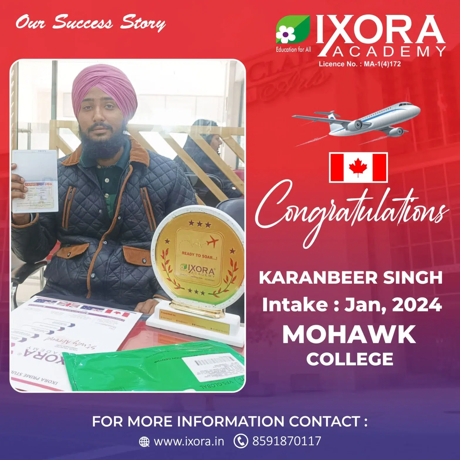 KARANBEER-SINGH.-Canada-Study-Visa_Ixora
