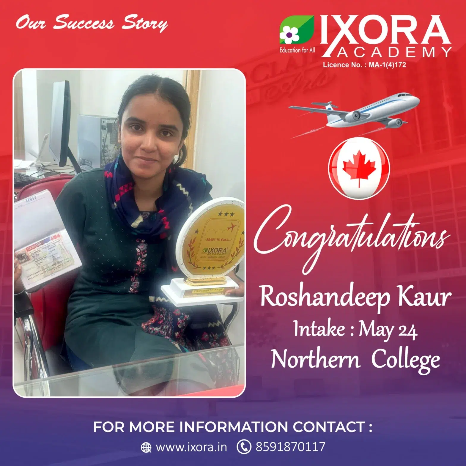 Roshandeep-Kaur.-Canada-Study-Visa-Ixora