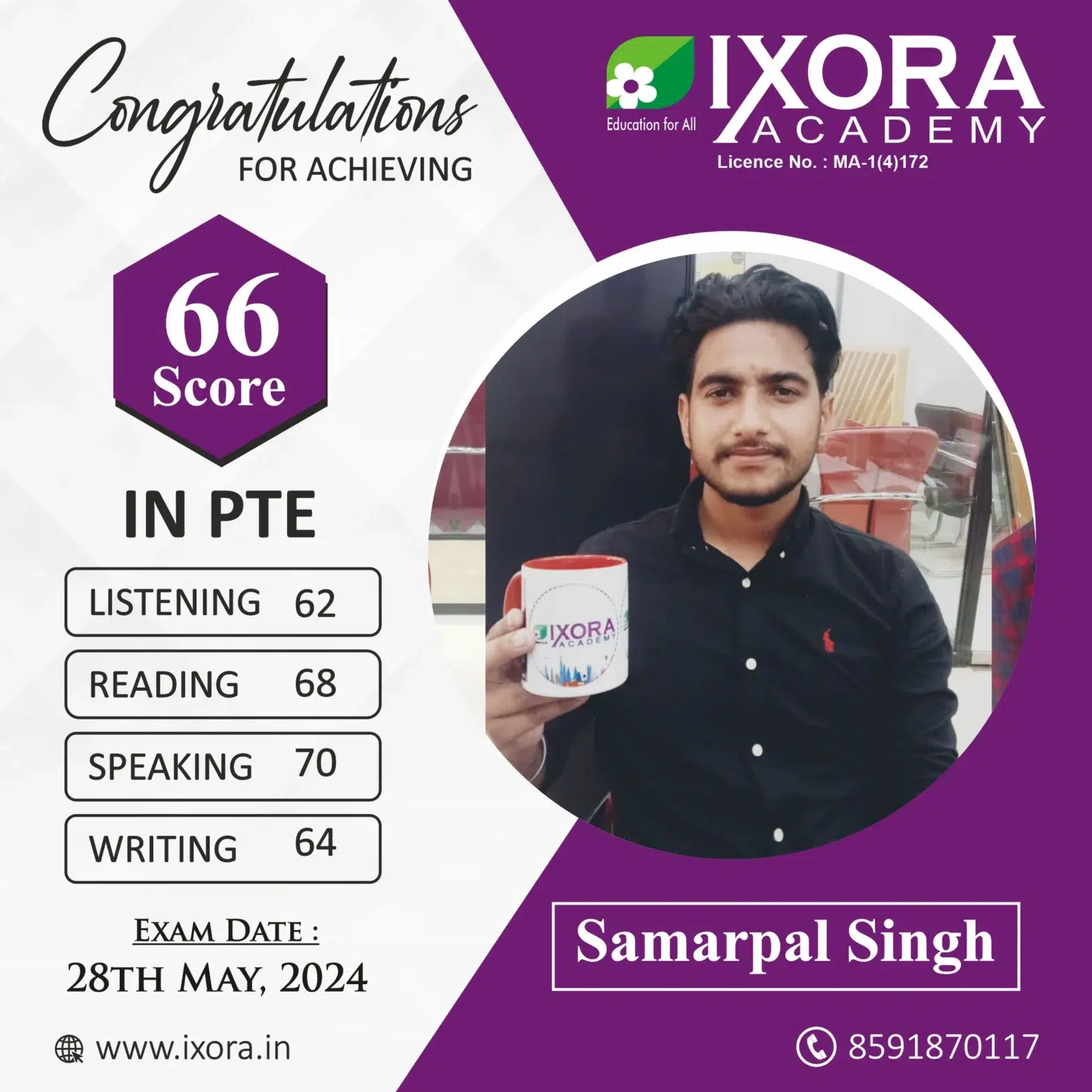 Samarpal-Singh.-PTE_Ixora