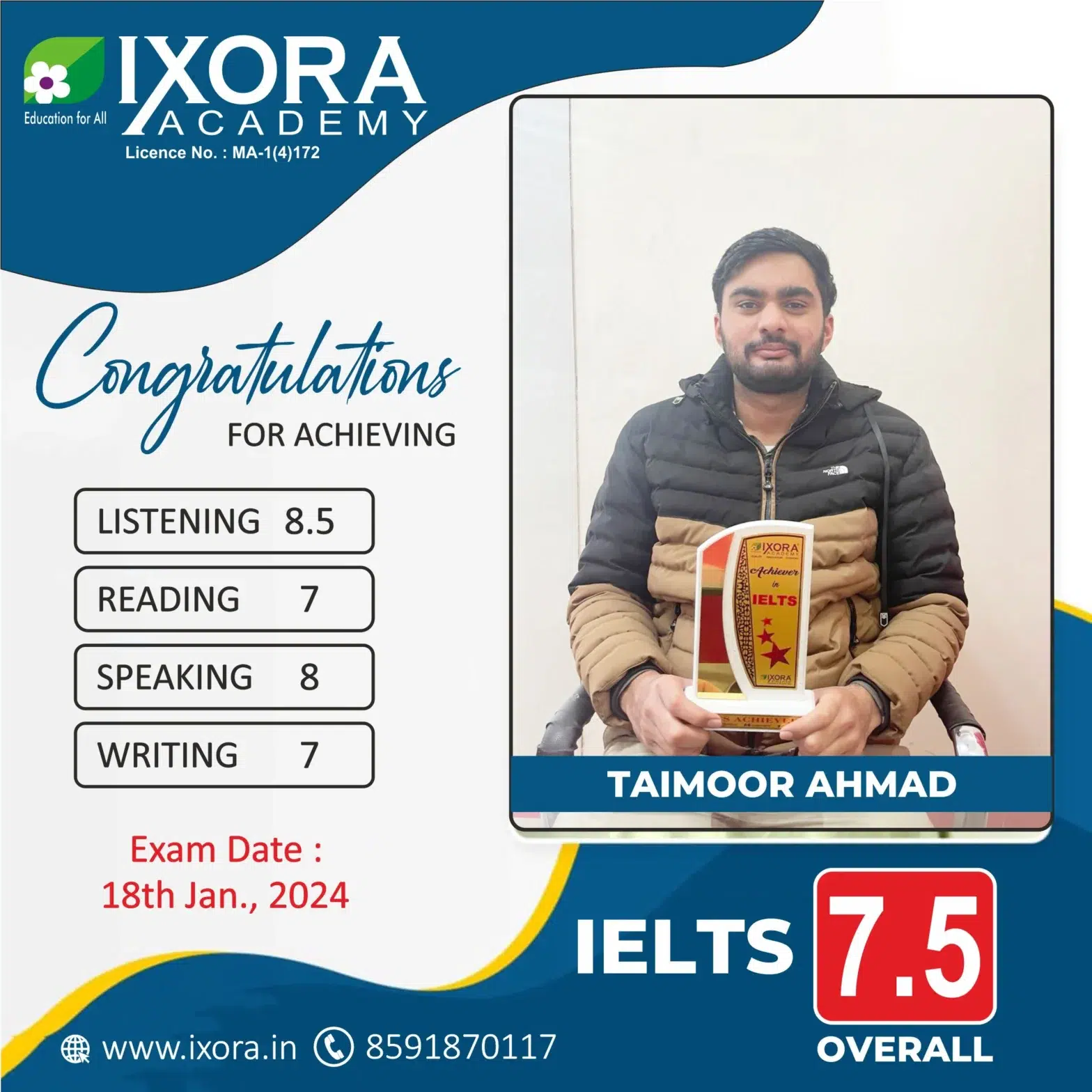 TAIMOOR-AHMAD.-Ielts-Ixora