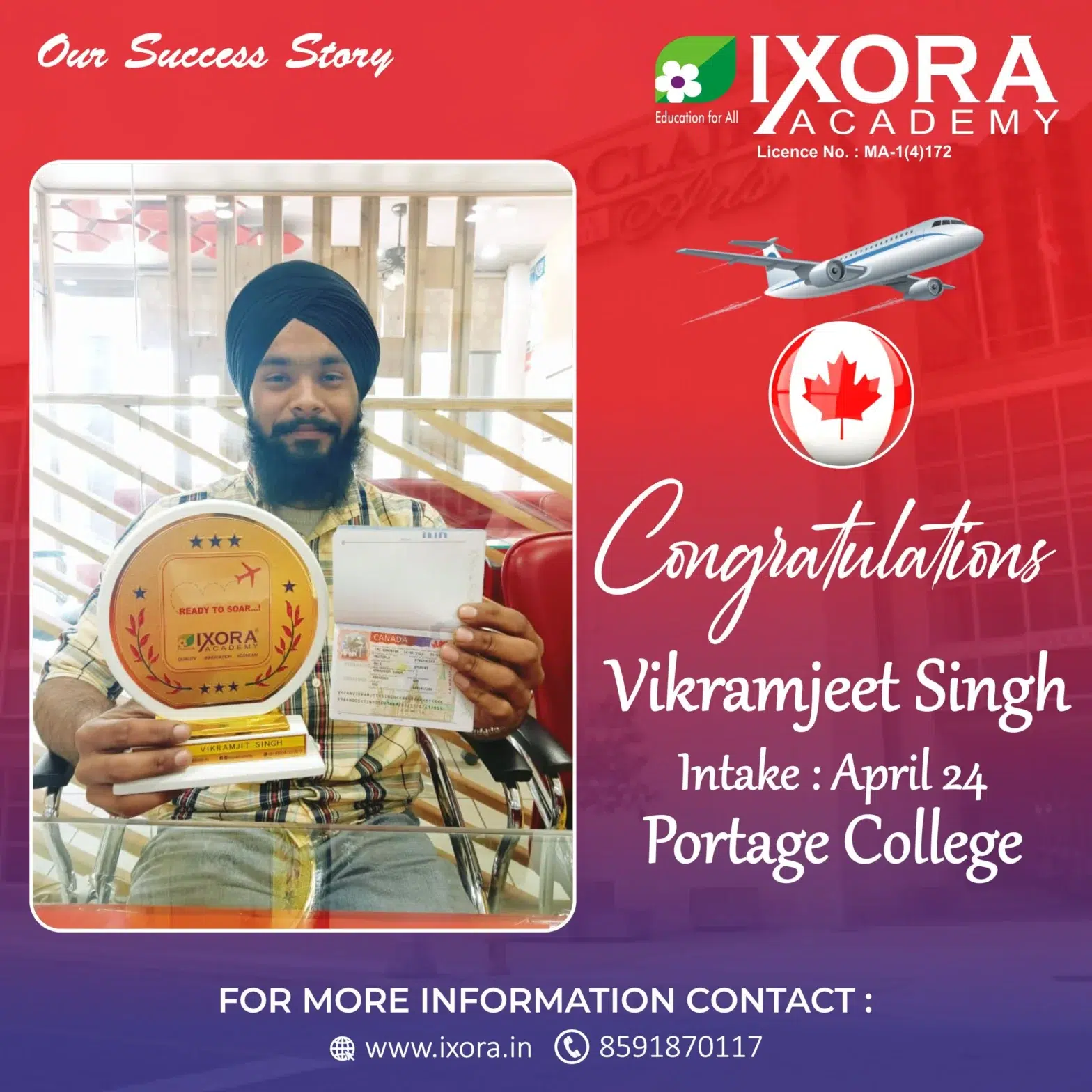 Vikramjeet-Singh.-Canada-Study-Visa-Ixora